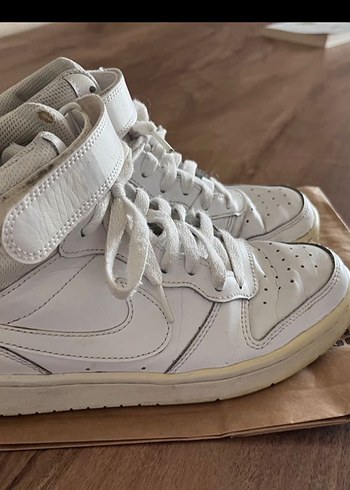 Beyaz Bağcıklı Kadın Spor Ayakkabı - Görsel 2