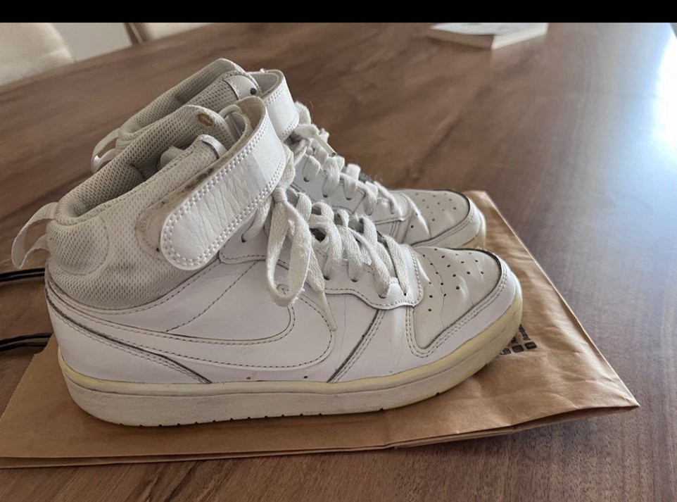 Beyaz Bağcıklı Kadın Spor Ayakkabı - Görsel 2