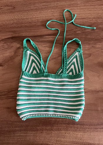 Yeşil Bohem Mini Bralet - Görsel 2