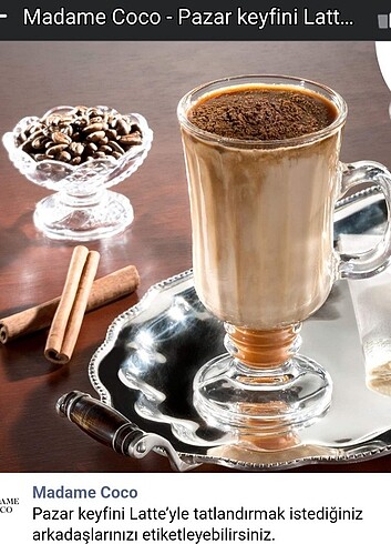 Madame Coco Lille latte bardağı 