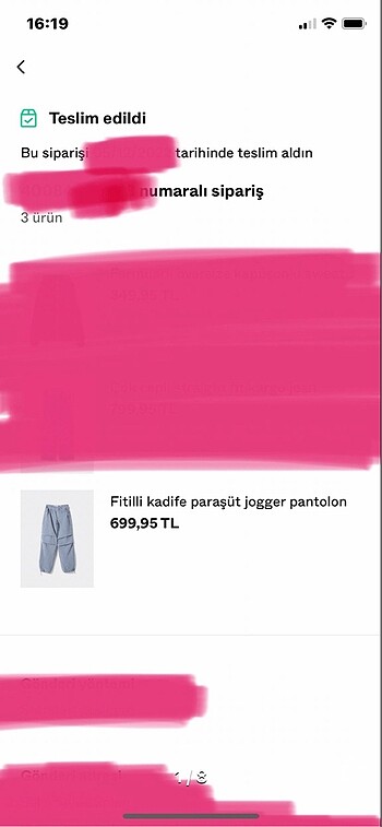 BERSHKA PARAŞÜT PANTOLON