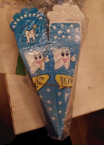 Mavi Puantiyeli Bebek Karşılama Kartları - Görsel 3