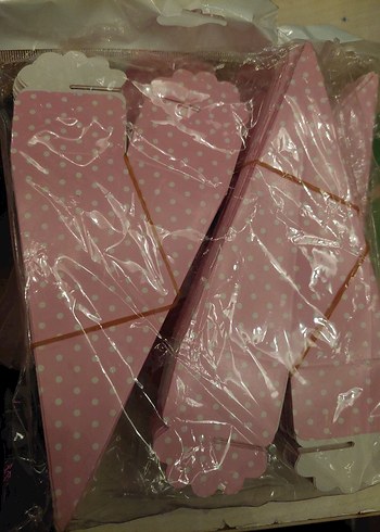 Mavi Puantiyeli Bebek Karşılama Kartları - Görsel 6