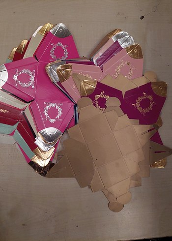 Mavi Puantiyeli Bebek Karşılama Kartları - Görsel 9