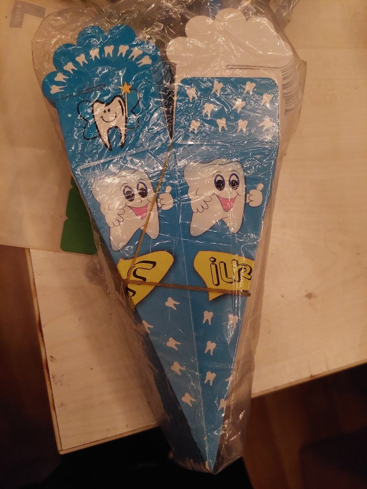 Mavi Puantiyeli Bebek Karşılama Kartları - Görsel 3