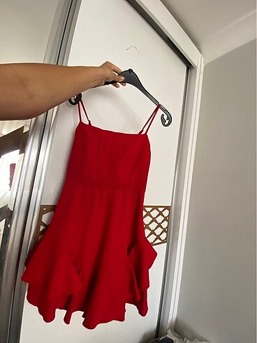 Diğer Kırmızı mini elbise