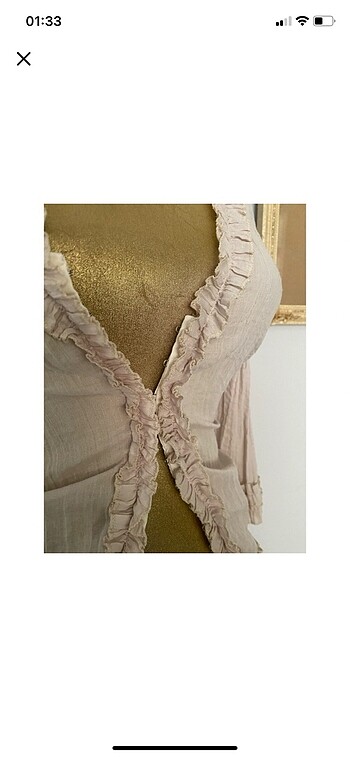 American Vintage linen blouse