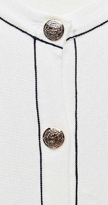 Zara bisiklet yaka hırka - Görsel 6