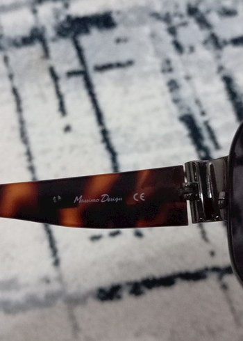 Gri Kadın Gözlük, Kürk Detaylı - Görsel 5