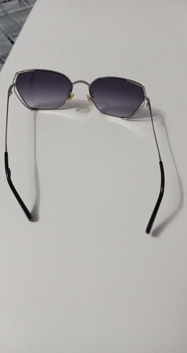 Şeffaf Mor Minimalist Kadın Gözlüğü - Görsel 2