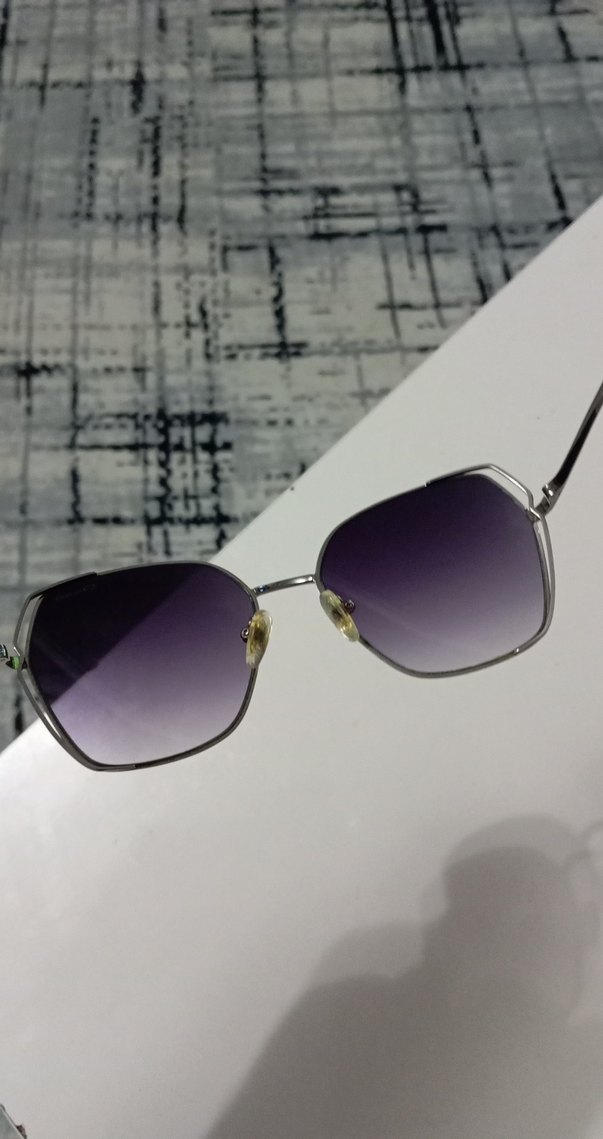Şeffaf Mor Minimalist Kadın Gözlüğü - Görsel 5