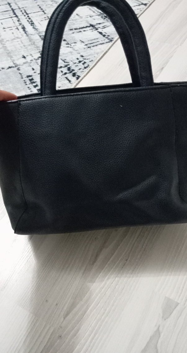 Siyah Deri Kadın El Çantası - GUES - Görsel 3