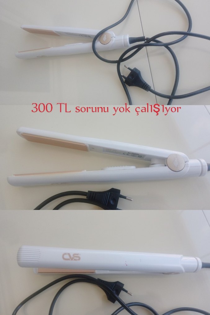 Beyaz CVG Saç Düzleştirici - Görsel 2