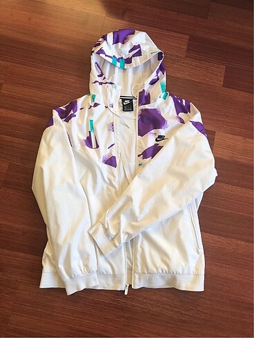 l/xl Beden beyaz Renk Nike yağmurluk