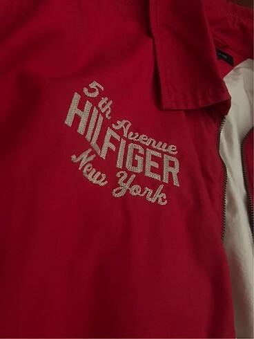 l/xl Beden kırmızı Renk Tommy hilfiger ceket