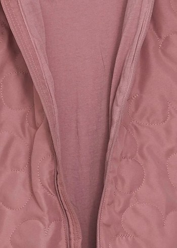 Lc waikiki Kız Bebek Kapüşonlu Pembe astronot mont - Görsel 2