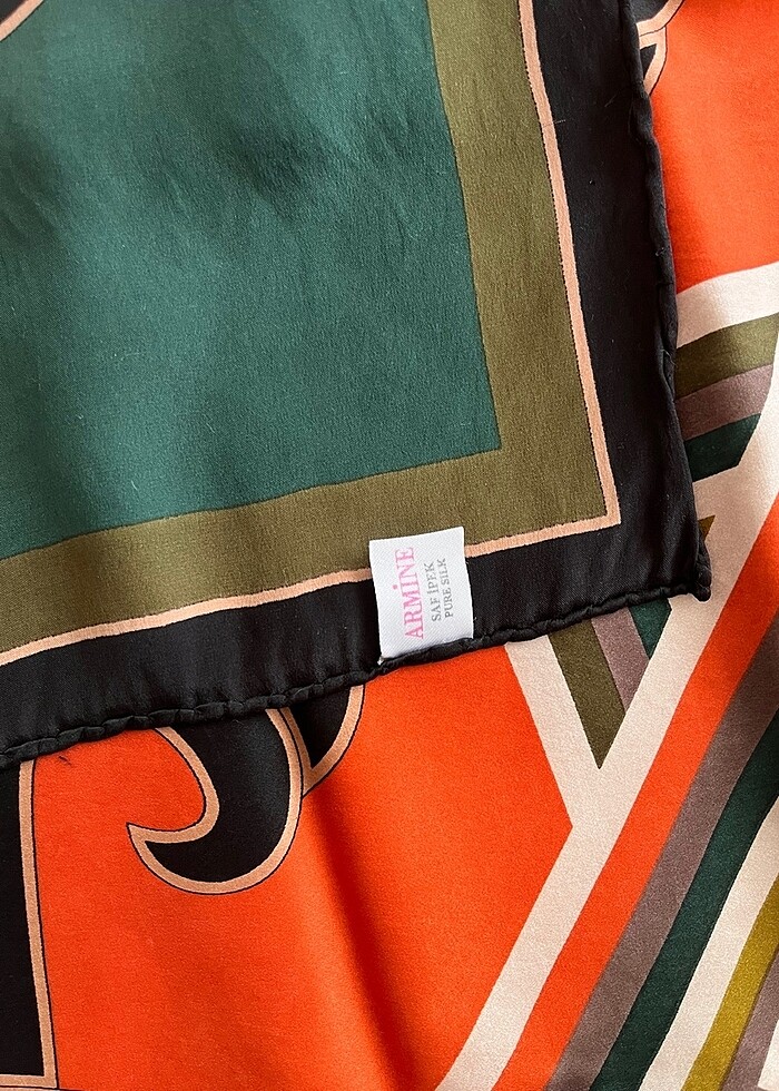 Armine ipek eşarp - Görsel 4