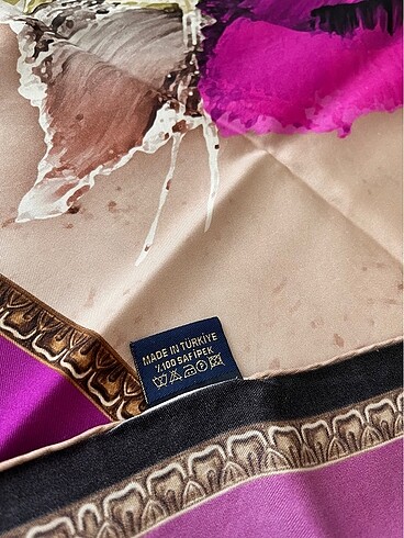 Levidor ipek eşarp - Görsel 7