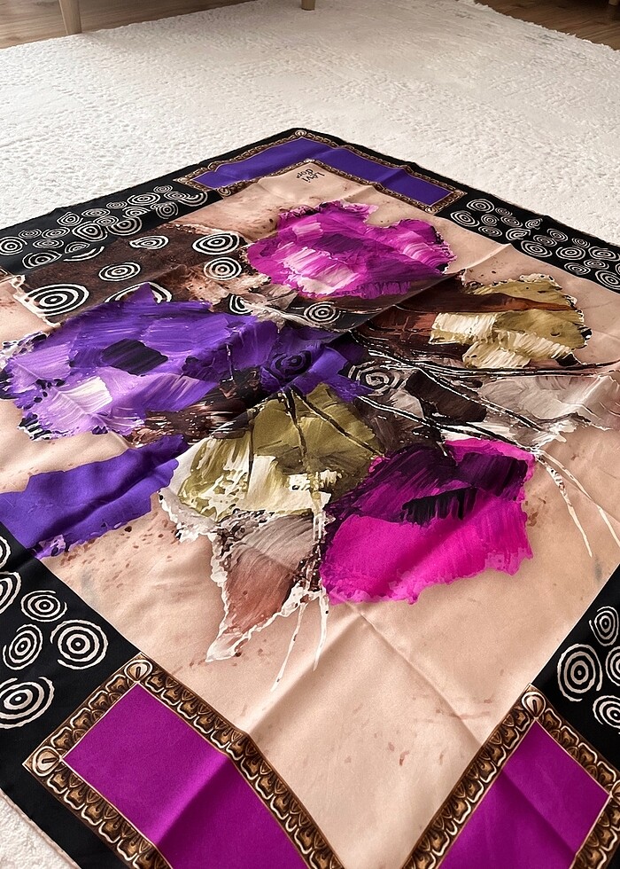 Levidor ipek eşarp - Görsel 5