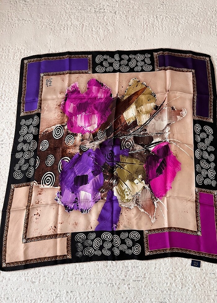 Levidor ipek eşarp - Görsel 4