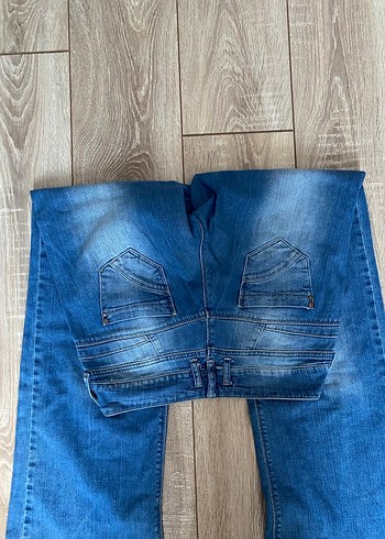 m Beden mavi Renk düşük bel vintage jean