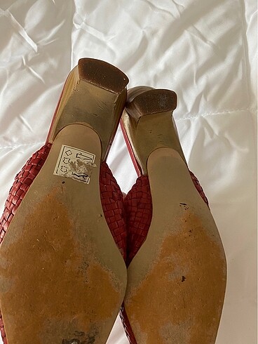 38 Beden kırmızı Renk Vintage Shoes