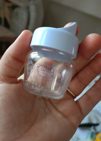 Beyaz Cam Bebek Biberonu - Görsel 5