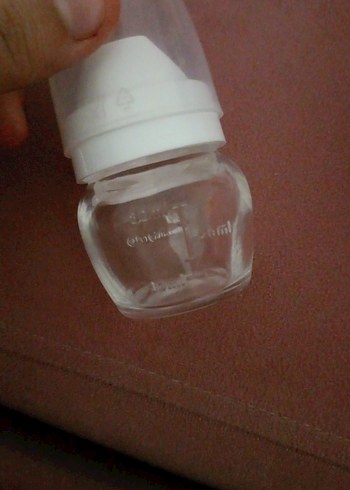 Beyaz Cam Bebek Biberonu - Görsel 2