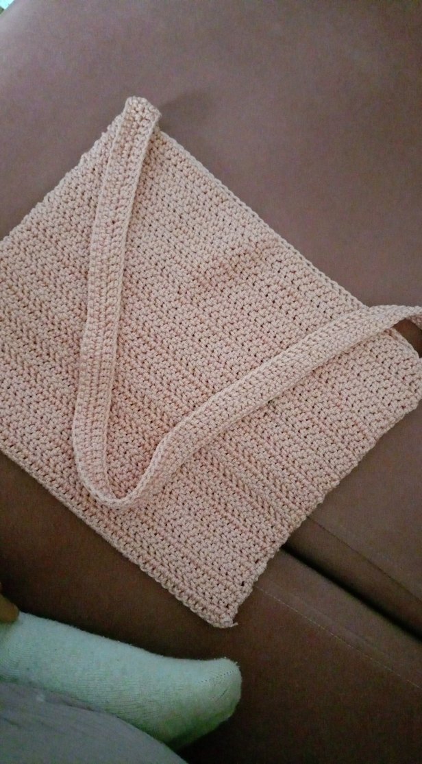 Toz pembeÖrgü Kadın Çanta - Görsel 2