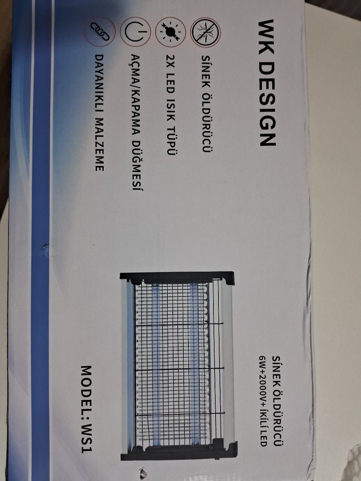 Sıfır üründür
Mor Renk Elektrikli Sivrisinek Öldürücü Lamba - Görsel 5