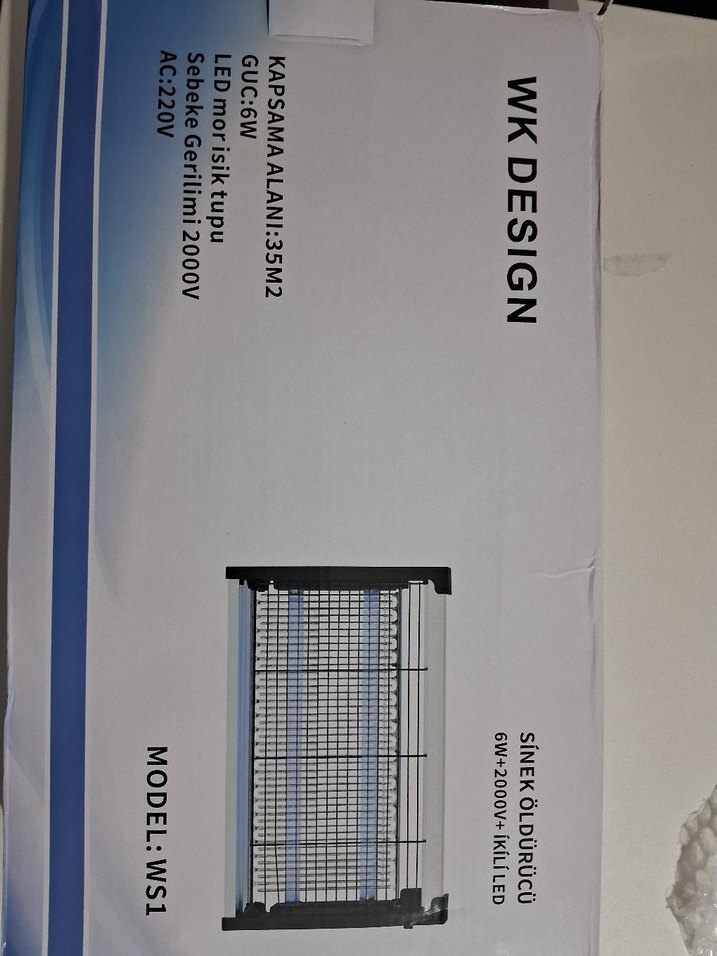 Sıfır üründür
Mor Renk Elektrikli Sivrisinek Öldürücü Lamba - Görsel 4