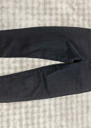 Mavi Jeans Düğmeli Siyah Kadın Normal Boy Denim Pantolon