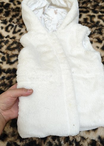 Kız Çocuk Kürklü Yelek - Görsel 6