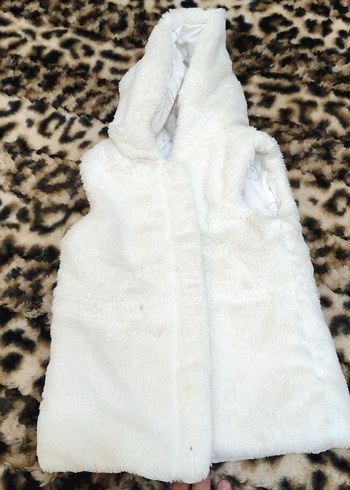 Kız Çocuk Kürklü Yelek - Görsel 4