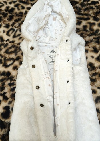 Kız Çocuk Kürklü Yelek - Görsel 3