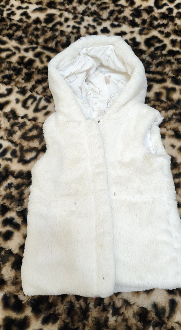 Kız Çocuk Kürklü Yelek - Görsel 5