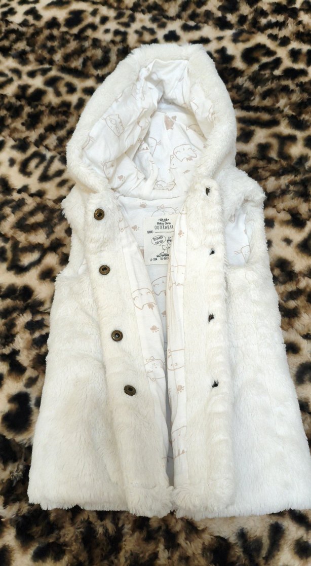 Kız Çocuk Kürklü Yelek - Görsel 3