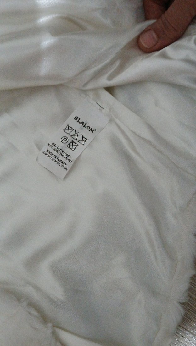 Kız Çocuk Beyaz Kürk Detaylı Bolero - Görsel 5