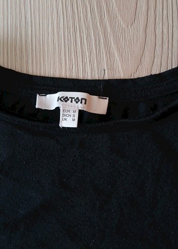 Kız Çocuk Siyah Kısa Kollu Fırfırlı Tişört - Görsel 4