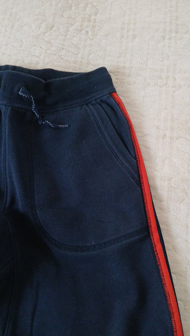 Erkek Koyu Mavi Dar Kesim Eşofman Altı - Görsel 3