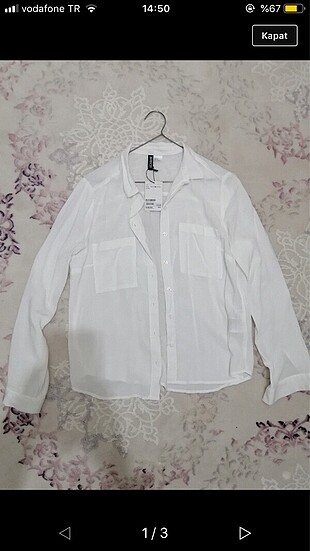 H&M beyaz gömlek