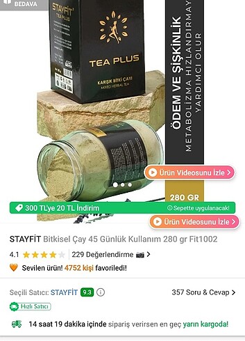 Zayıflama çayı 