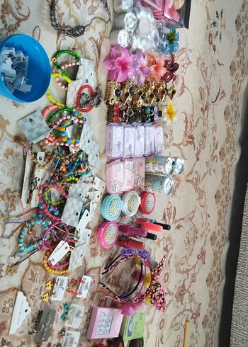 Renkli Boncuklu Çocuk Saç Aksesuarları