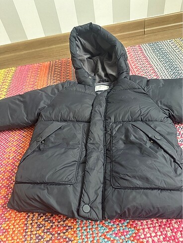 4 Yaş Beden lacivert Renk Zara mont