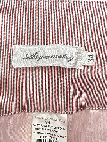 34 Beden çeşitli Renk Asymmetry Mini Etek %70 İndirimli.
