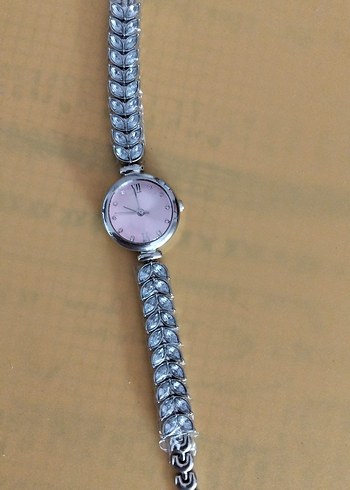 Pembe Taşlı Kadın Kol Saati - Görsel 3
