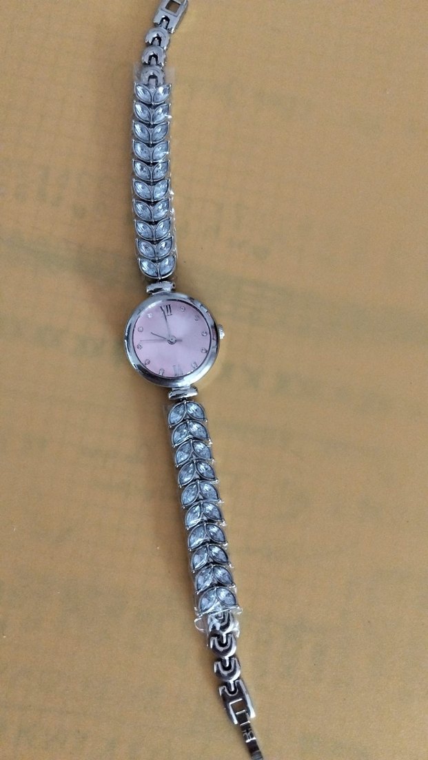 Pembe Taşlı Kadın Kol Saati - Görsel 3