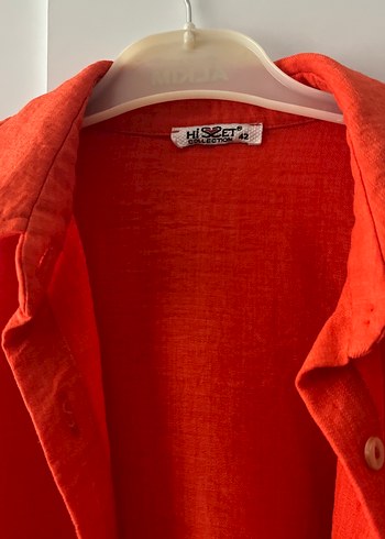 Turuncu Düğmeli  Gömlek - Görsel 3