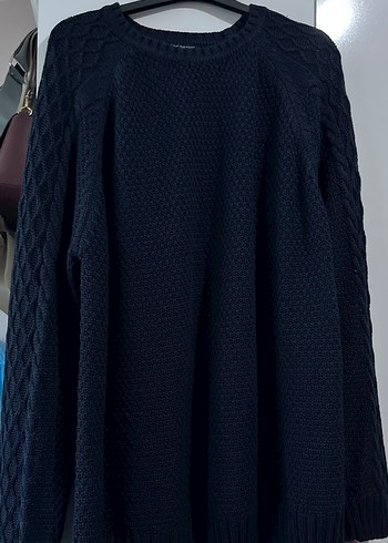 Siyah Triko unisex Kazak - Görsel 3