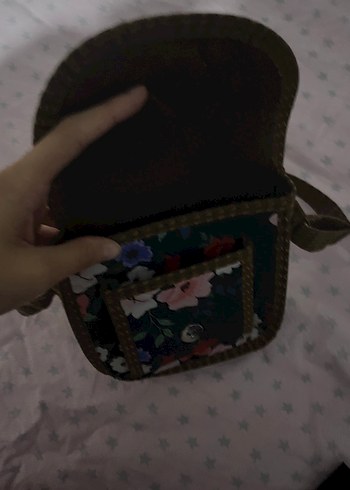 Çiçek Desenli Bohem Kadın Çantası - Görsel 5